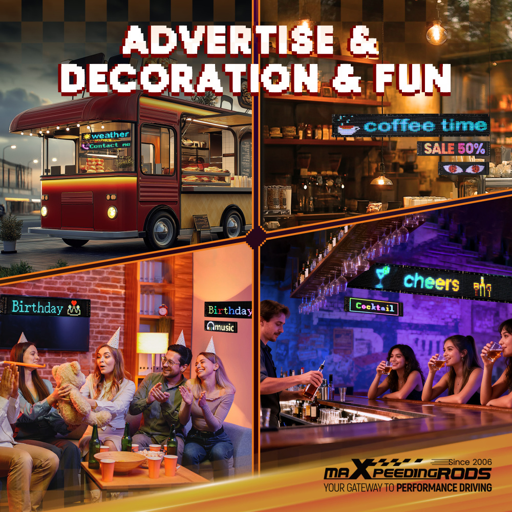 14 Devil Eyes Light for Car LED Display Screen Truck Windshield Eyes Light