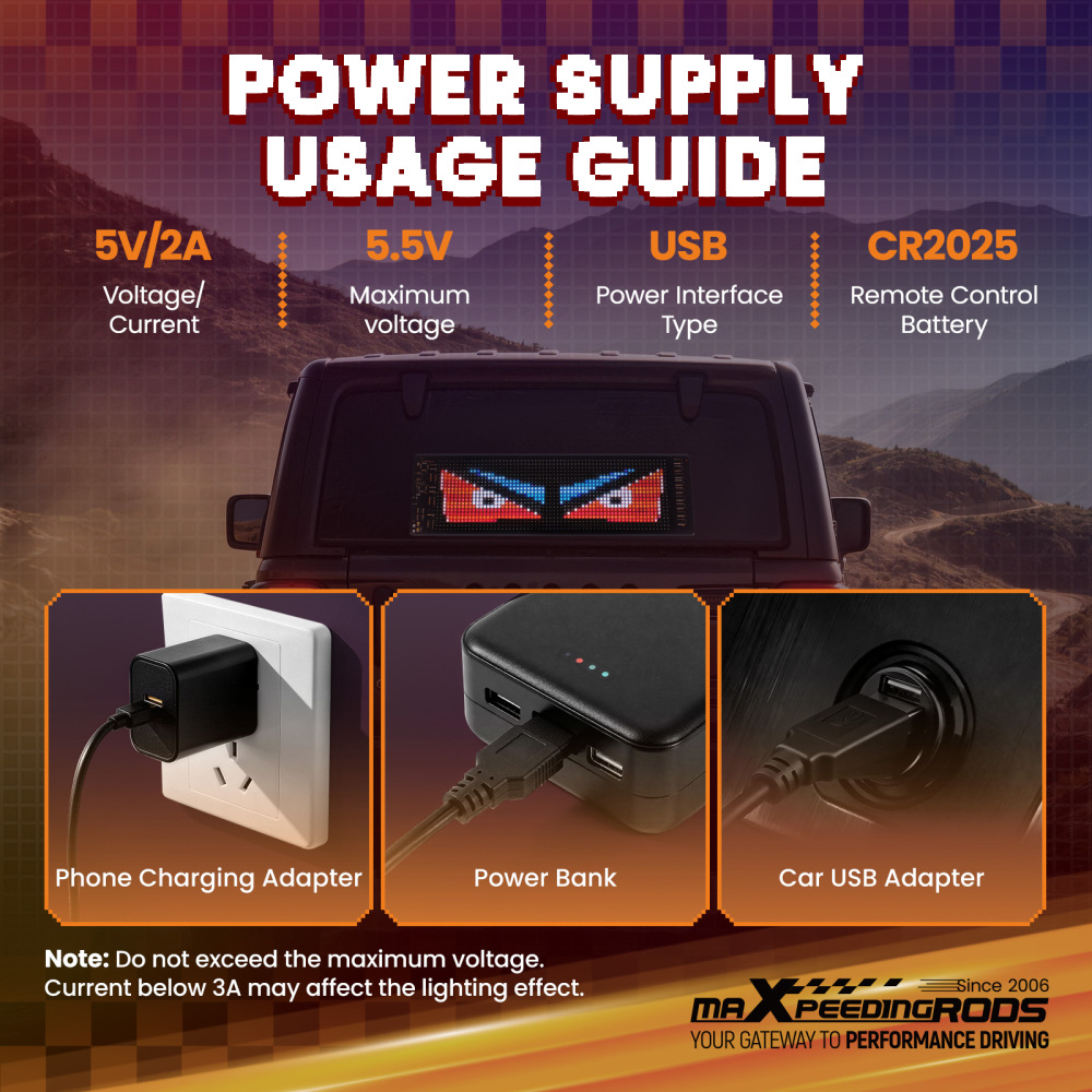 14 Devil Eyes Light for Car LED Display Screen Truck Windshield Eyes Light