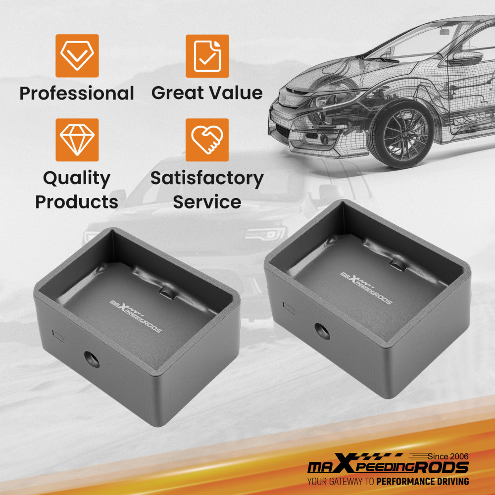 4 Lift Block Rear compatible for Chevy Blazer 1969-1994 High Strength Carbon Steel
