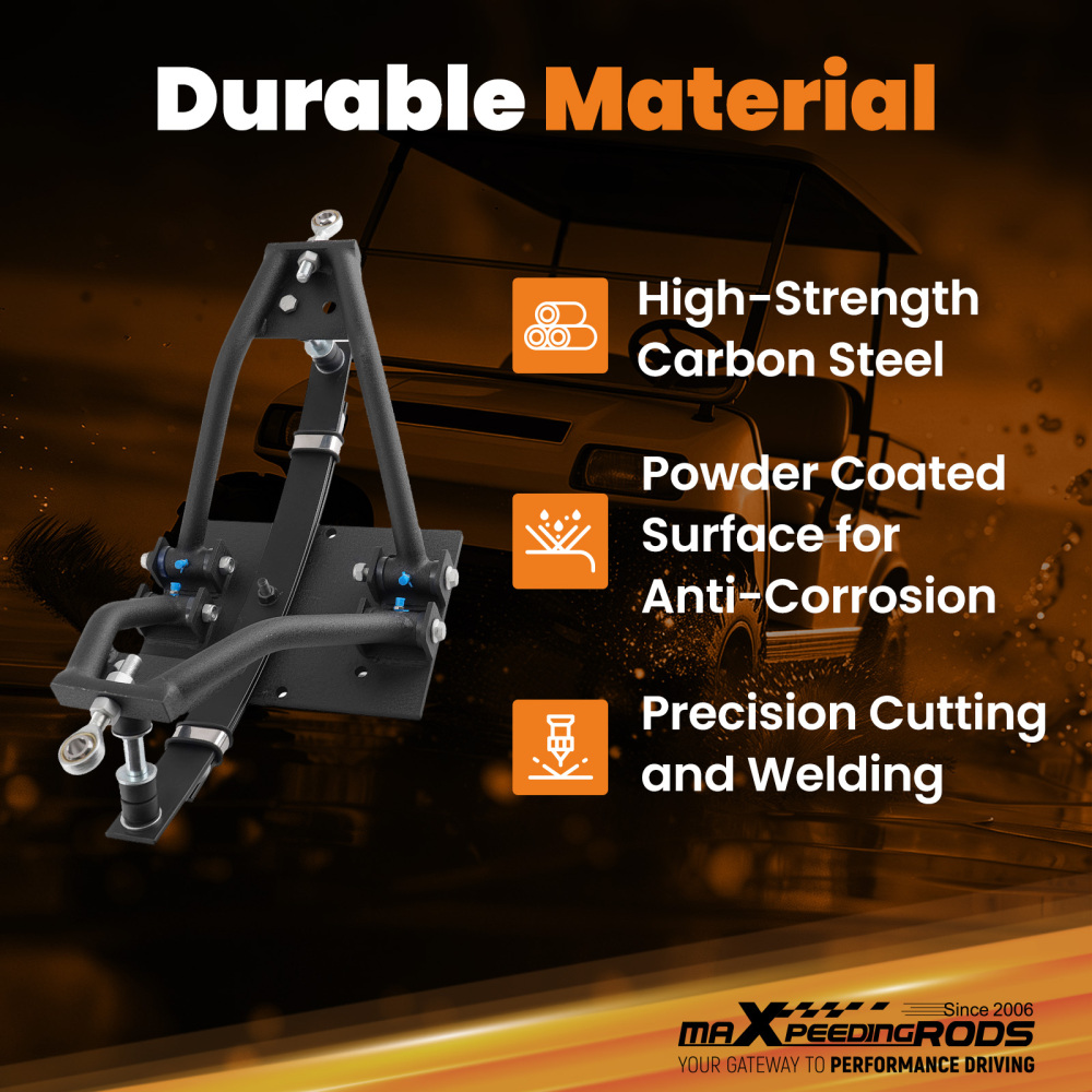 6 Inch Complete Lift Kit for Club Car compatible for DS Golf Cart 1982-2003 Steel