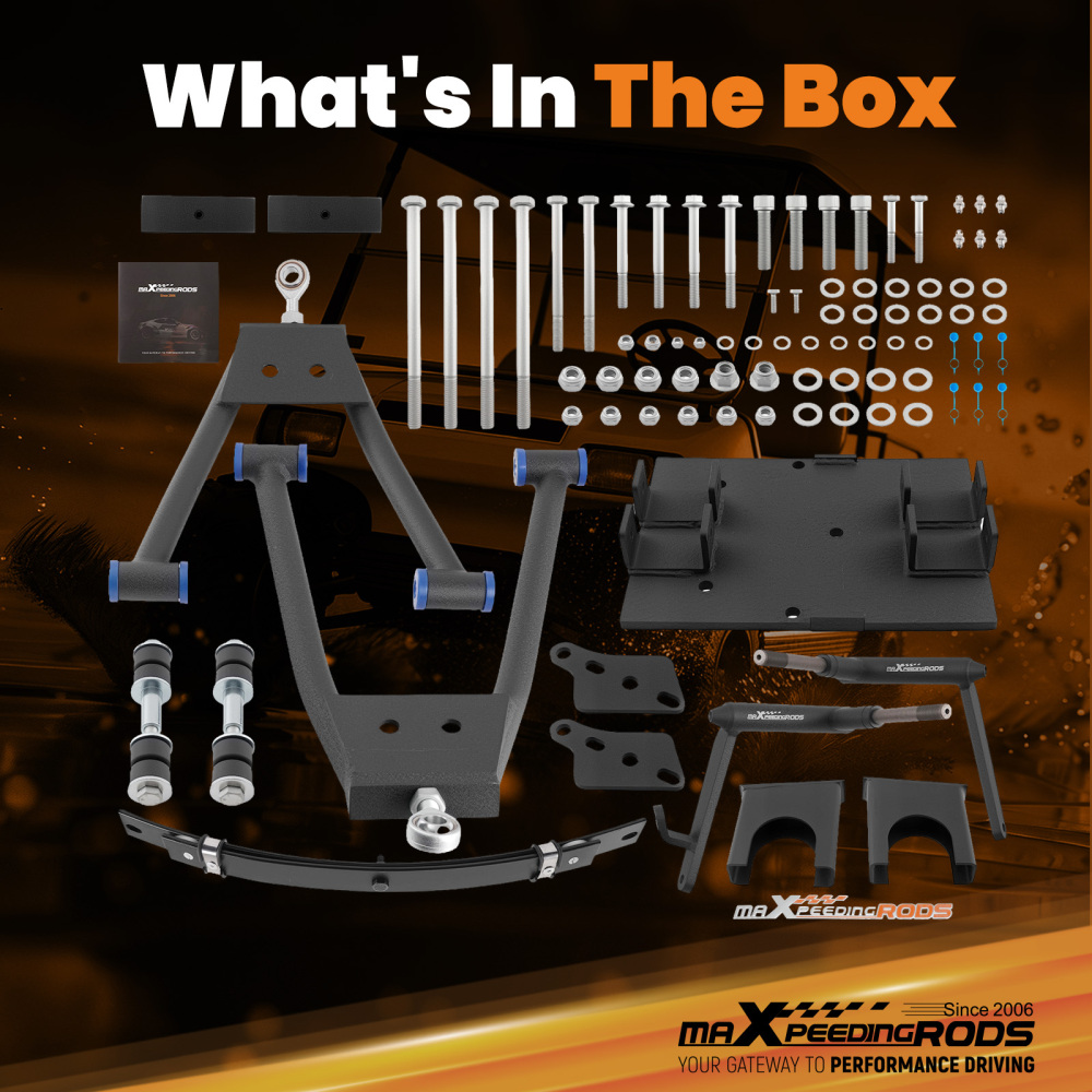 6 Inch Complete Lift Kit for Club Car compatible for DS Golf Cart 1982-2003 Steel