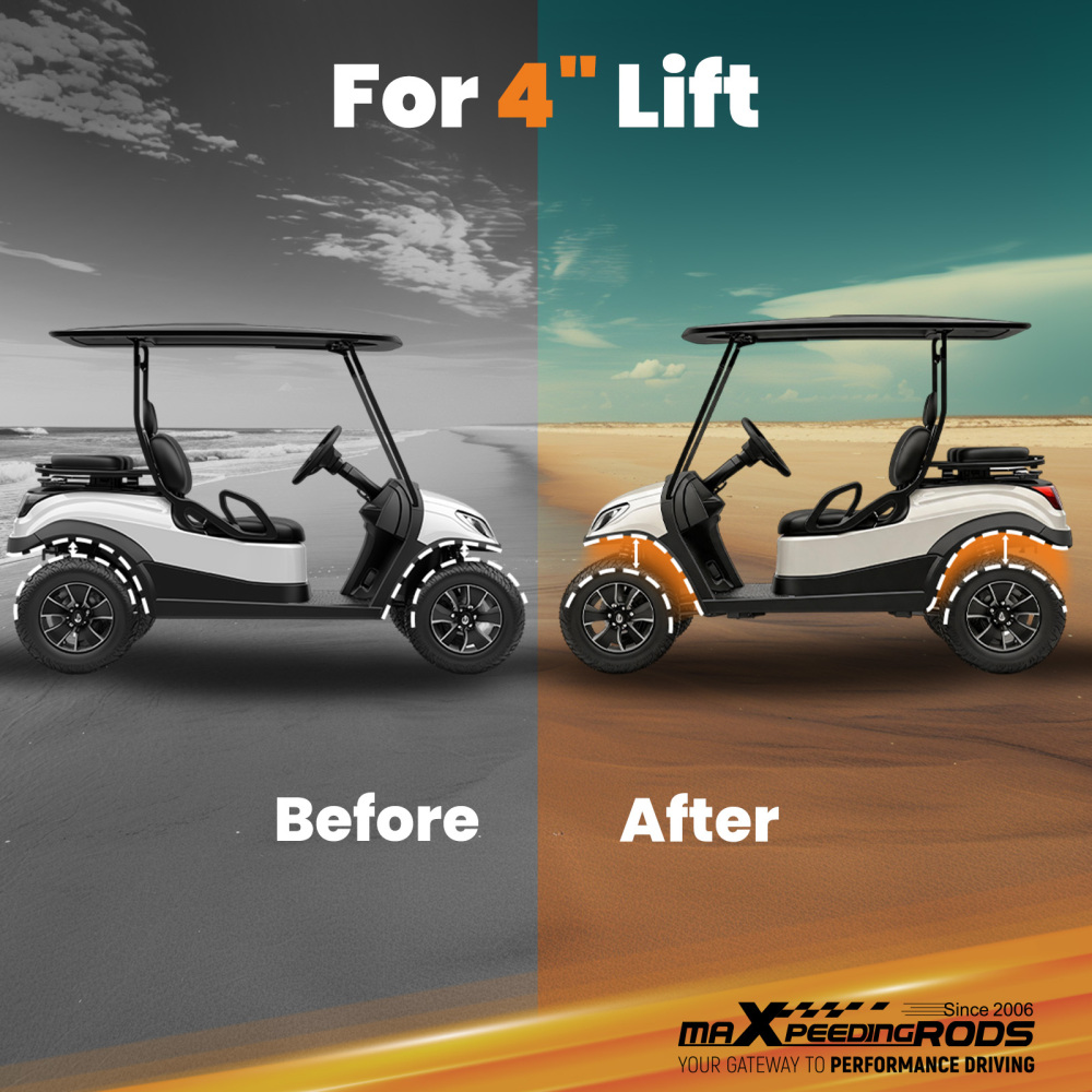 4 A-Arm Lift Kit compatible for Yamaha Drive2 2017+ Compatible for Golf Cart Front Suspension Bracket