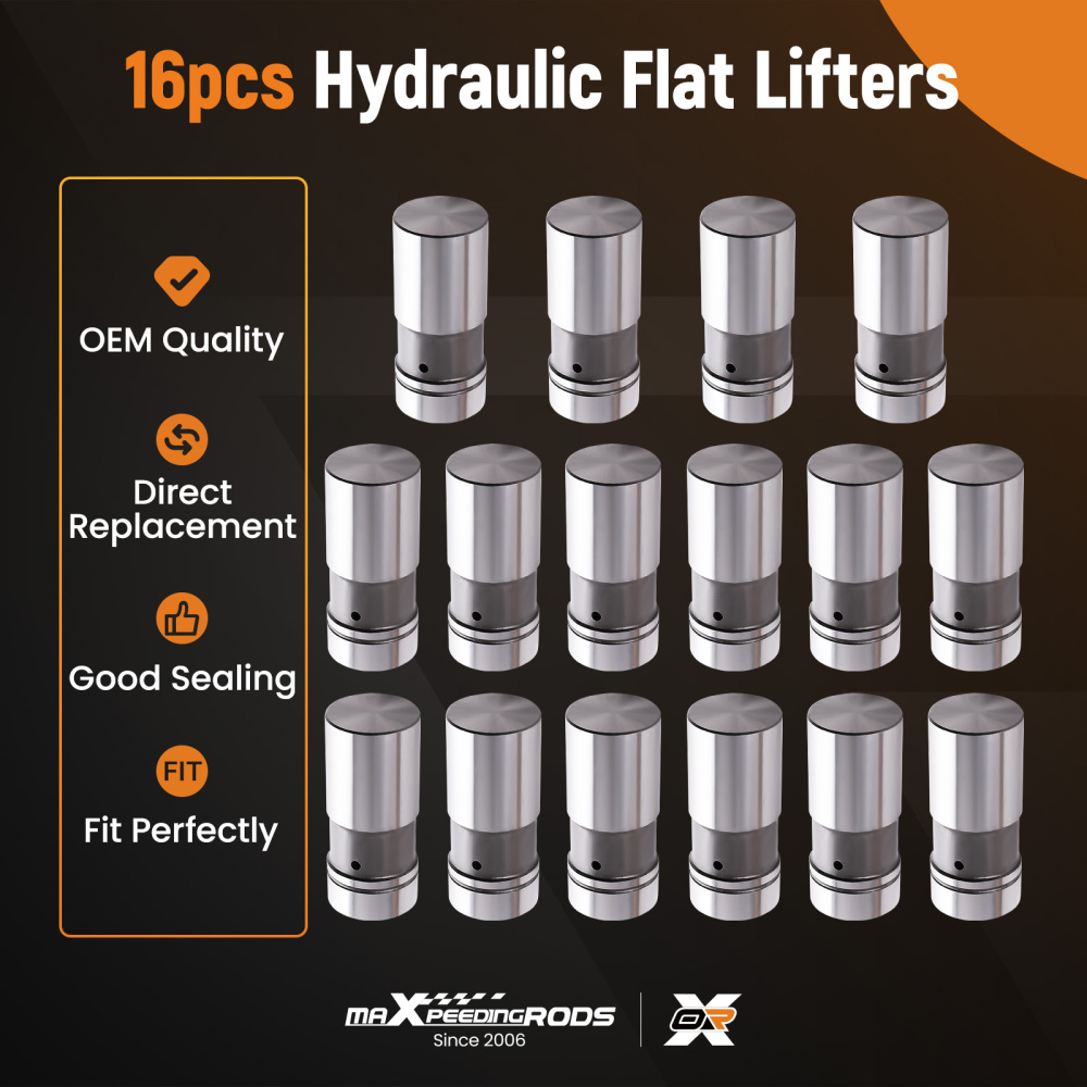 Engine Valve Lifters compatible for Ford Windsor Cleveland 289 302 351W 460 Melling VL35