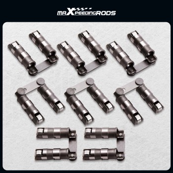 Hydraulic Roller Lifters 16pcs Compatible for Chevy SBC compatible for V8 350 265-400 283 327 302 307