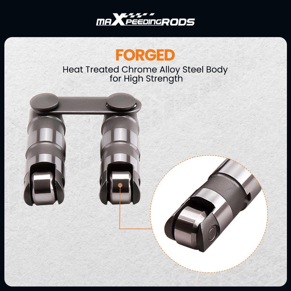 Compatible for Chevrolet Chevy SBC 350 265-400 compatible for V8 Hydraulic Roller Lifter Small Block 