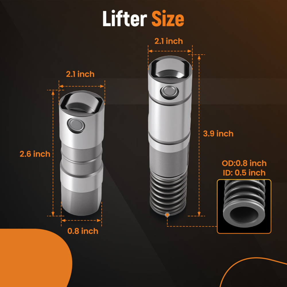 16pcs Valve Lifters Active Fuel Management AFM compatible for Chevy GMC 5.3L 6.0L 6.2L