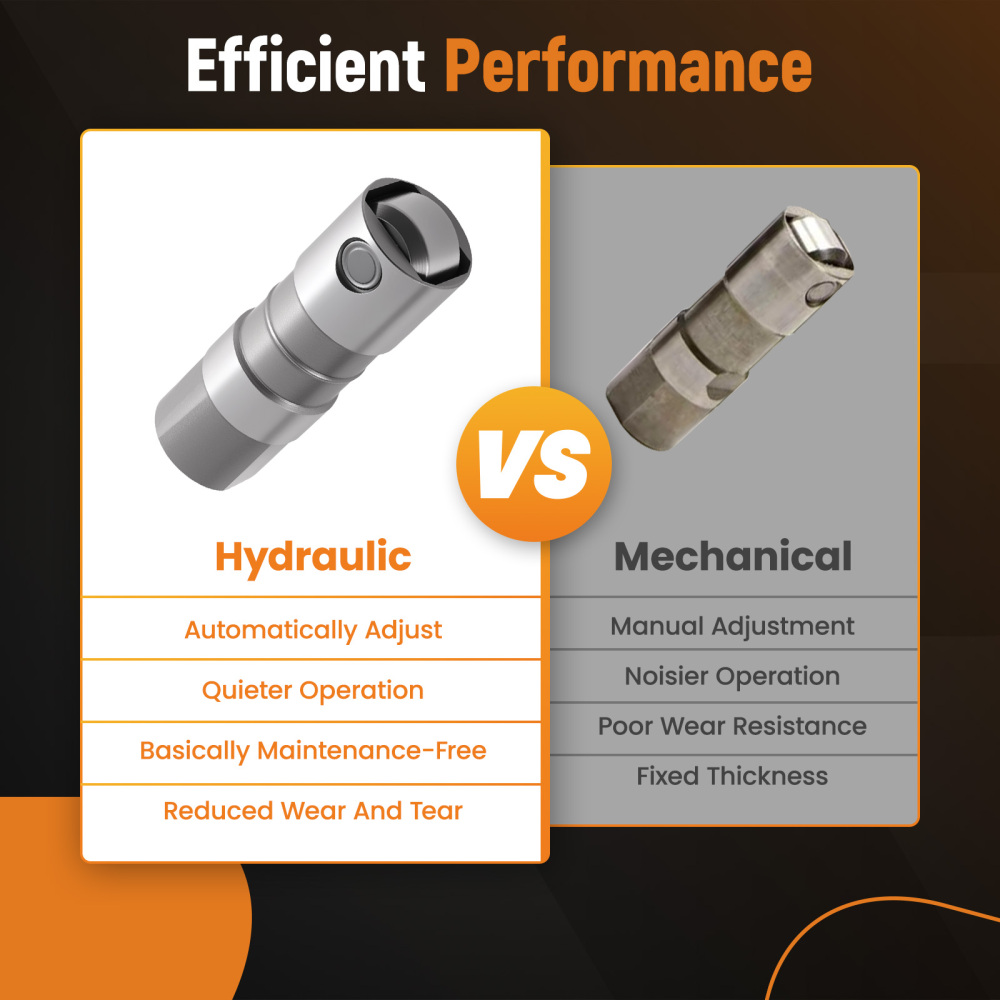 16pcs Valve Lifters Active Fuel Management AFM compatible for Chevy GMC 5.3L 6.0L 6.2L