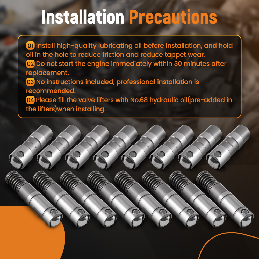 16pcs Valve Lifters Active Fuel Management AFM compatible for Chevy GMC 5.3L 6.0L 6.2L