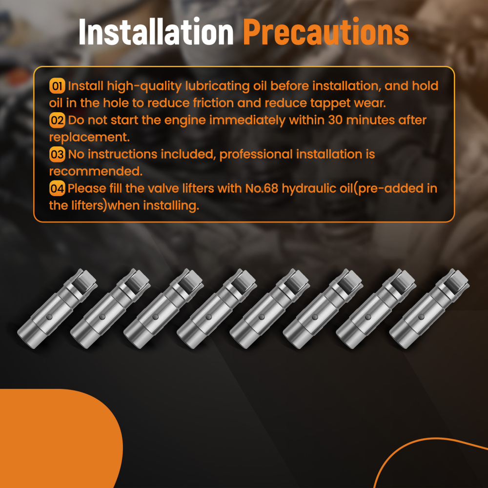 2Sets FrontRear Hydraulic LifterYoke compatible for DODGE RAM 5.7 6.4 5038785AD 04-21