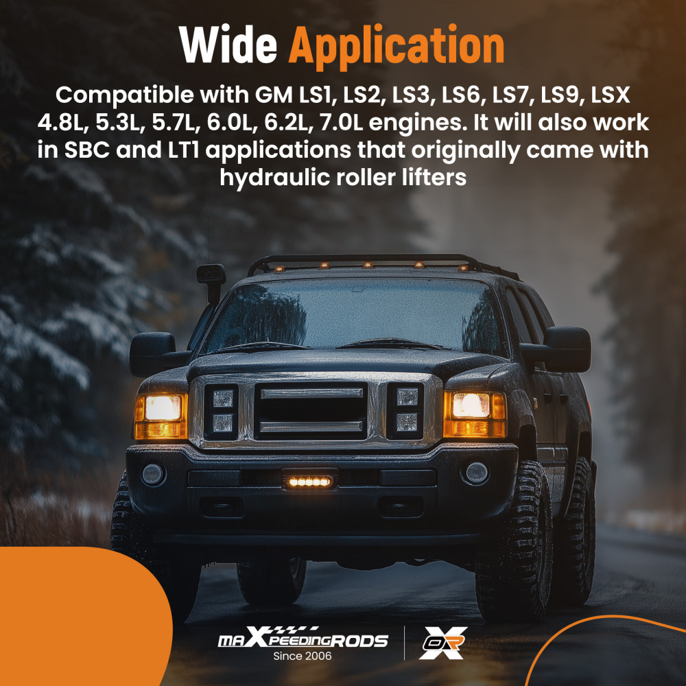 12499225 HL124 LS7 LS2 16pcs compatible for Hydraulic Roller Lifters w/ 4 Trays