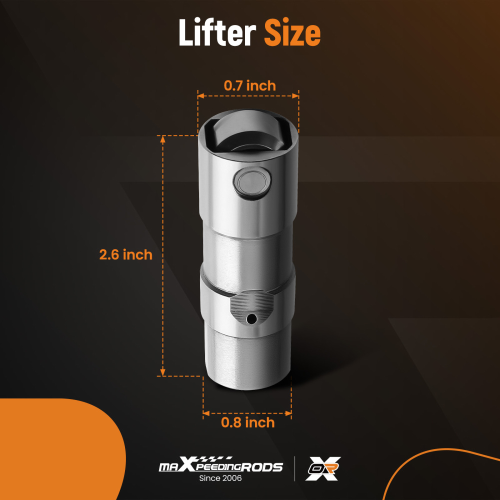 12499225 HL124 LS7 LS2 16pcs compatible for Hydraulic Roller Lifters w/ 4 Trays