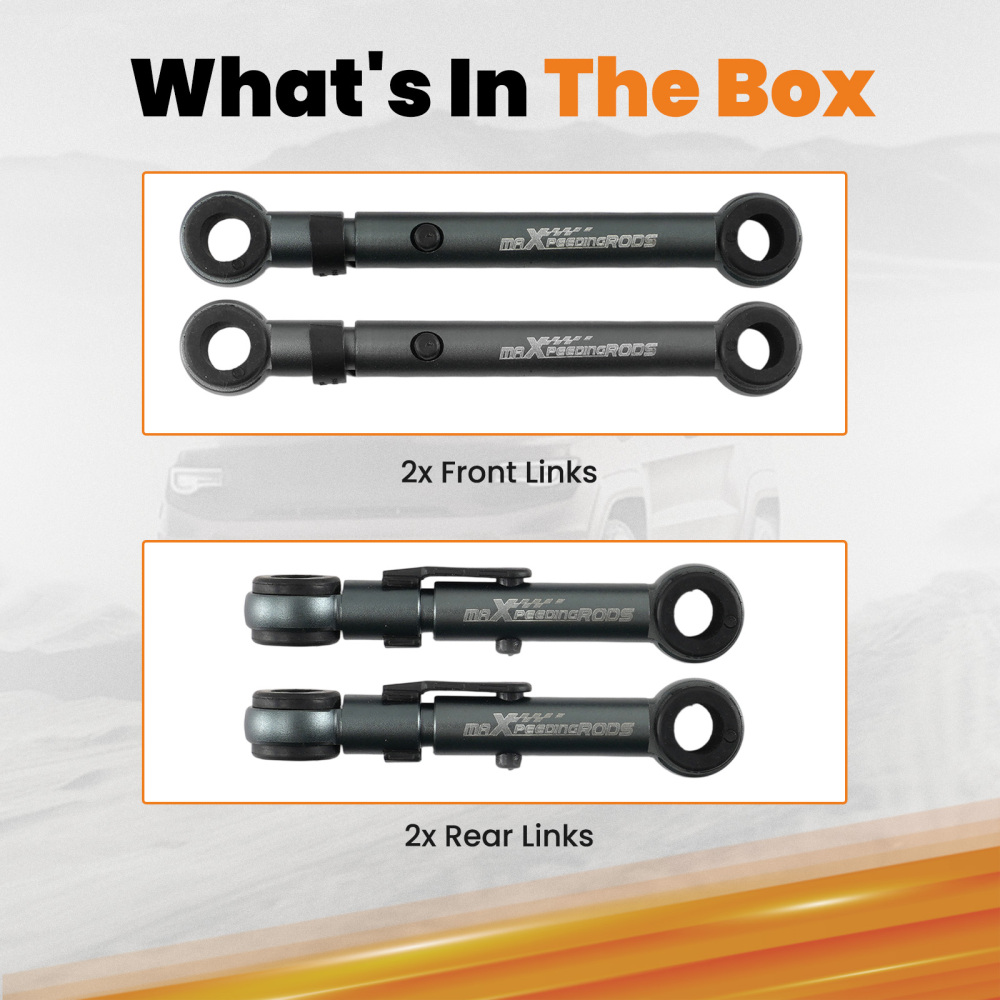 2 inch Lift Kit Adjustable Air Suspension Links compatible for Land Rover 3AWD 2004-2009