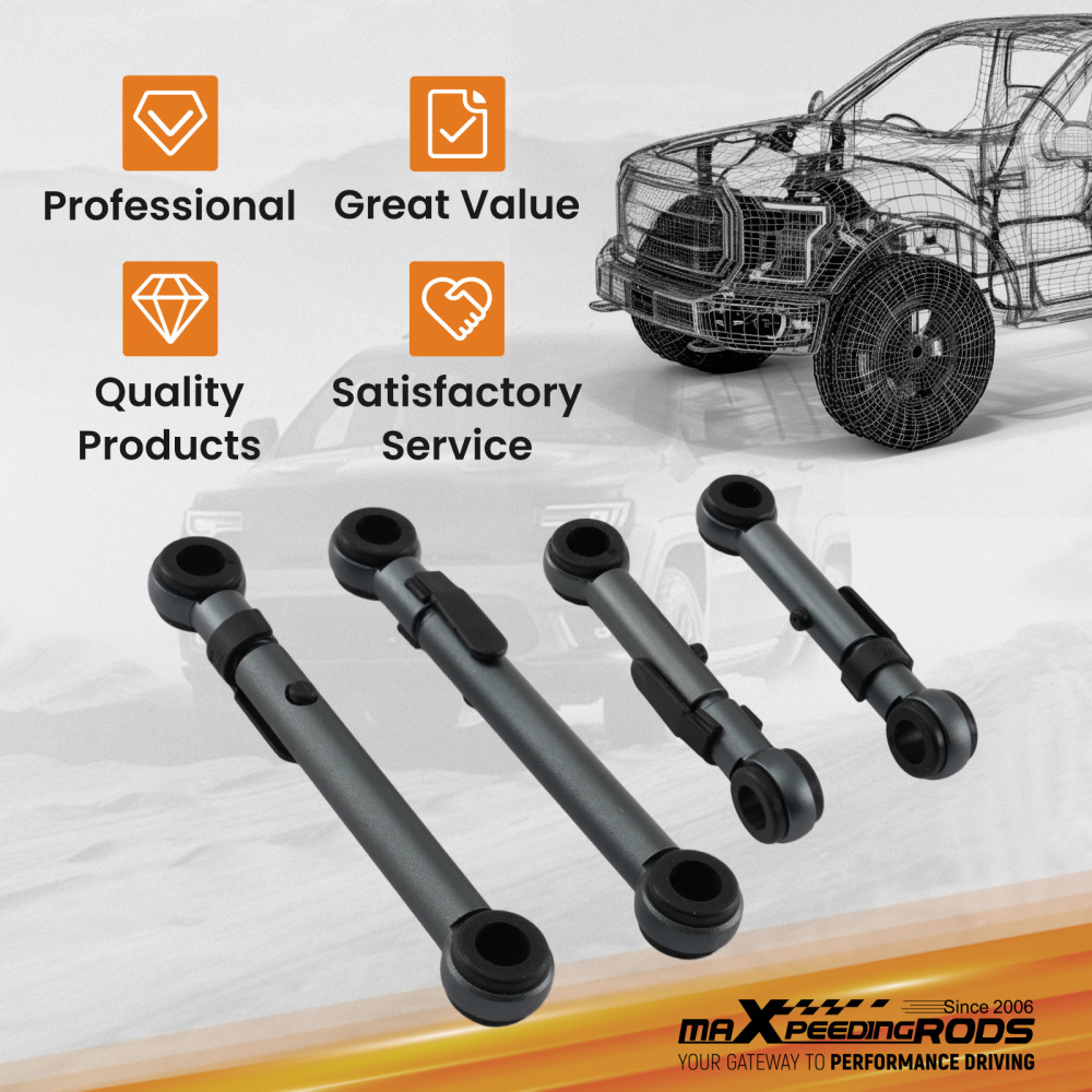 2 inch Lift Kit Adjustable Air Suspension Links compatible for Land Rover 3AWD 2004-2009