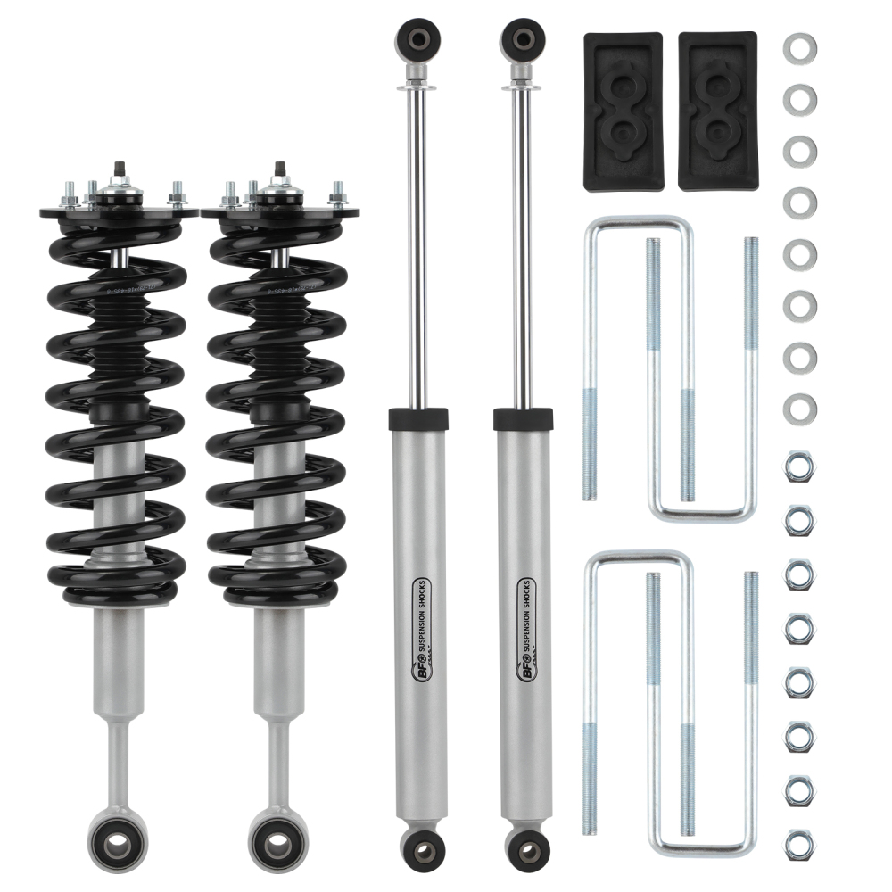 2.5 Leveling Lift Kit w/ StrutsShocks compatible pour Ford F150 4WD 2004-2008 U-bolts