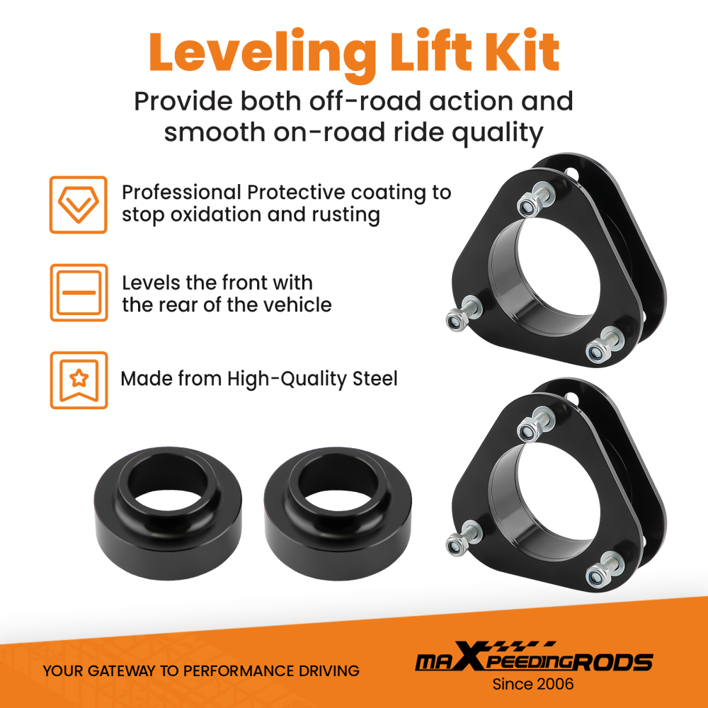 2 Front 1.5 Rear Lift Leveling Kit compatible pour Toyota RAV4 2006-2018 2012 Brackets