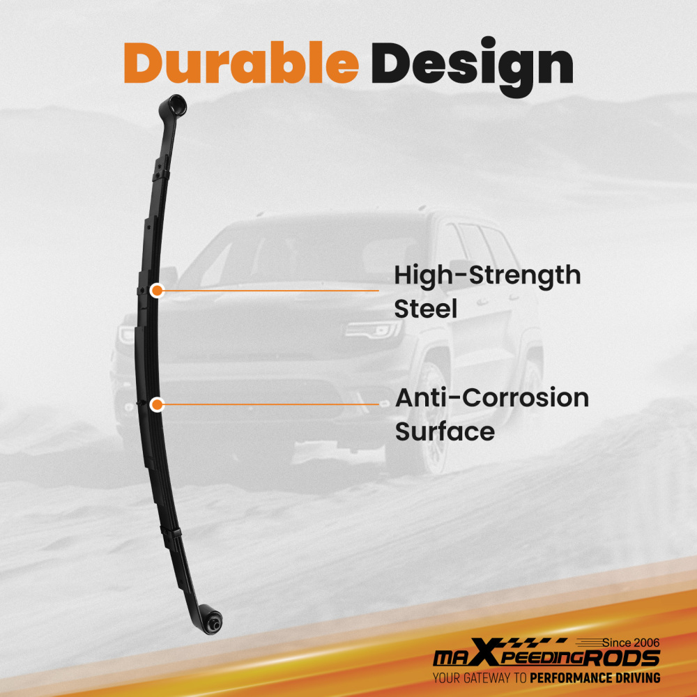 1 Drop Leaf Spring Kit for Nova/Skylark 1968-1979 Rear Black Performance