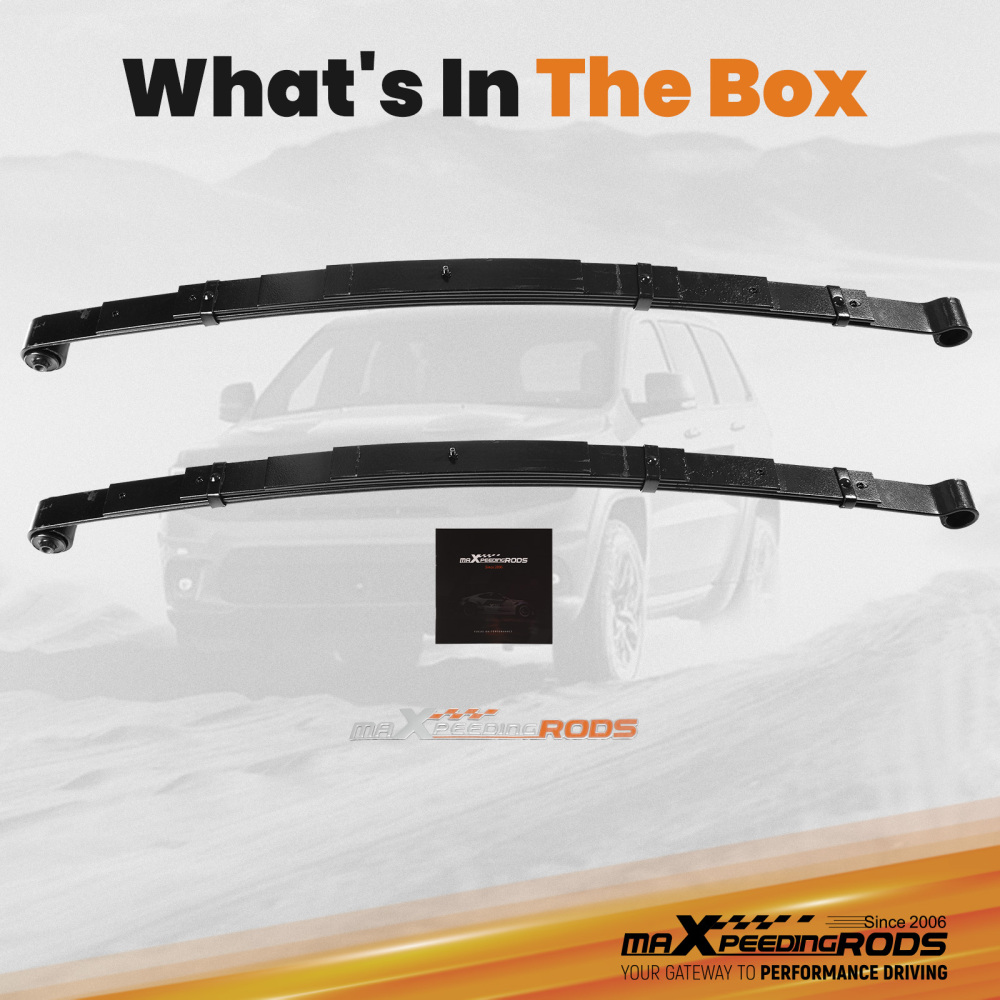 1 Drop Leaf Spring Kit for Nova/Skylark 1968-1979 Rear Black Performance