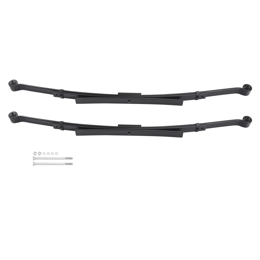4 Lowering Leaf Spring Set compatible for Chevy Silverado/C-1500/Compatible for GMC Sierra 1988-1998