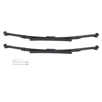4 Lowering Leaf Spring Set compatible for Chevy Silverado/C-1500/Compatible for GMC Sierra 1988-1998
