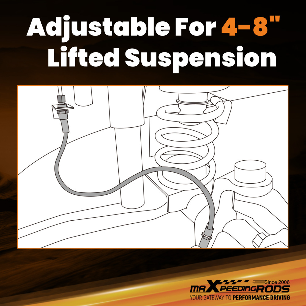 Brake Extension Kit 3pc compatible for Ford F-250 F-350 Super Duty 4WD 99-04 Lifted