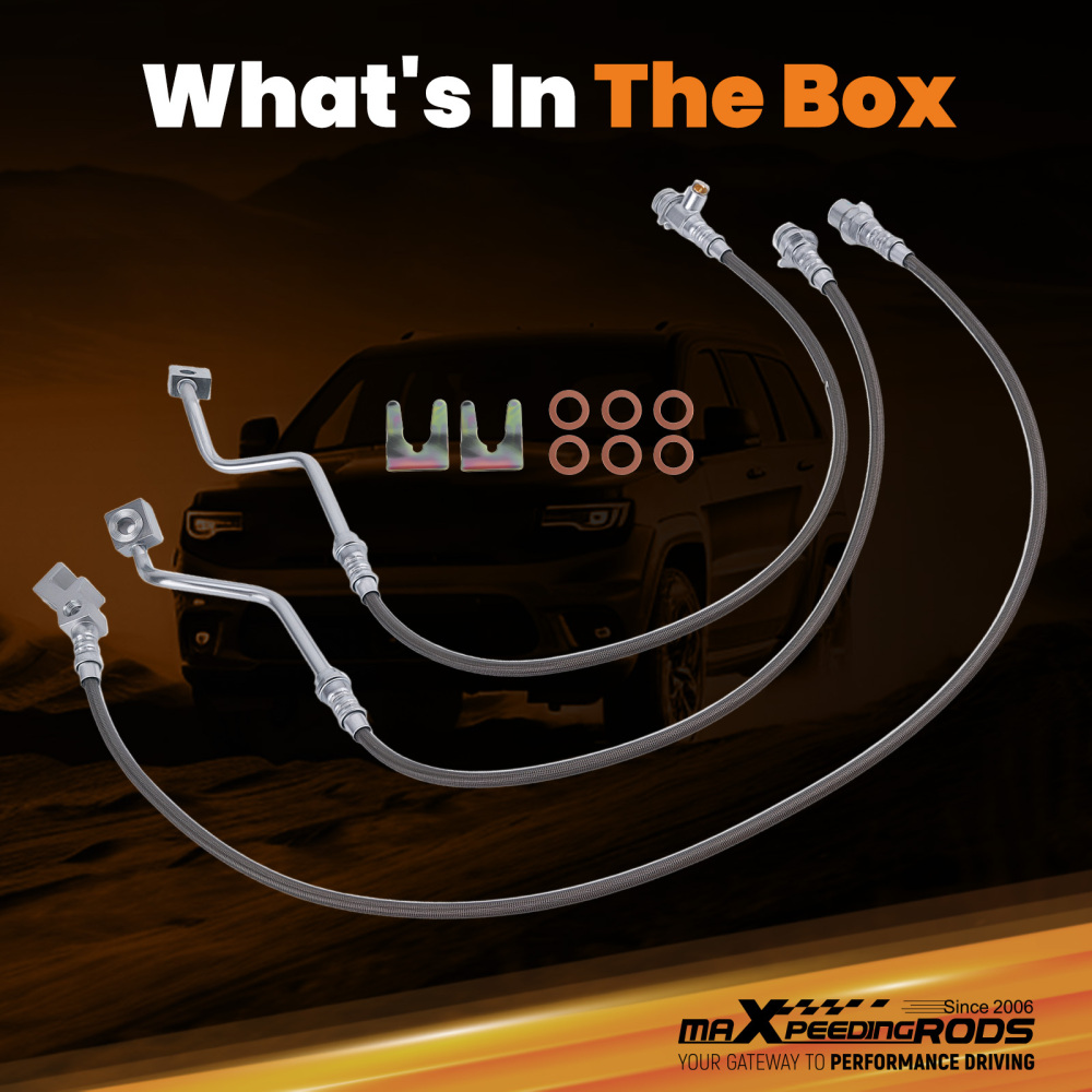 Brake Extension Kit 3pc compatible for Ford F-250 F-350 Super Duty 4WD 99-04 Lifted