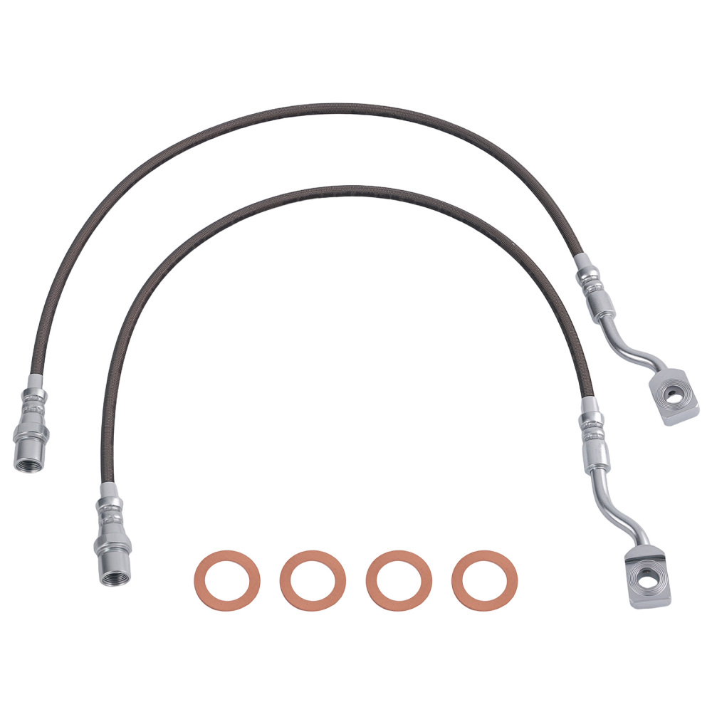 Extended Brake Lines compatible for Chevy Silverado 2500HD compatible for GMC Sierra 2500HD 2011-2019