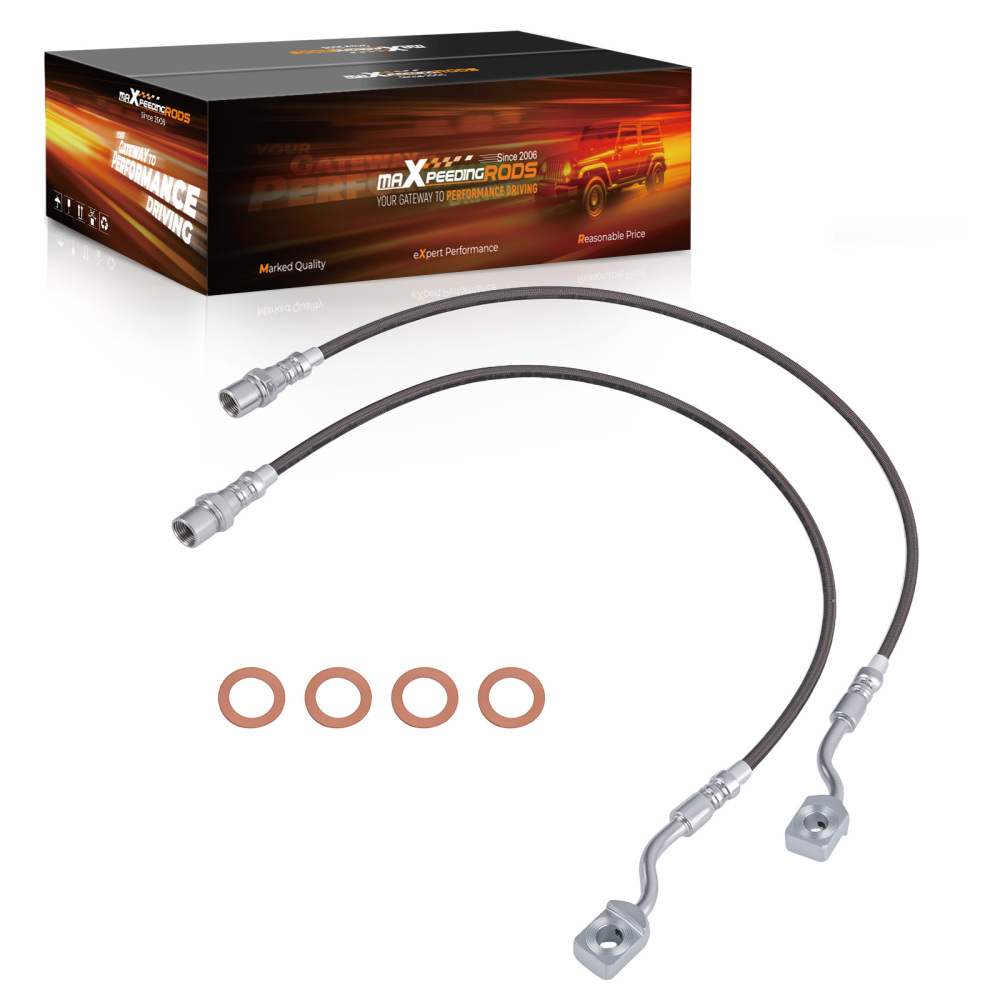 Extended Brake Lines compatible for Chevy Silverado 2500HD compatible for GMC Sierra 2500HD 2011-2019