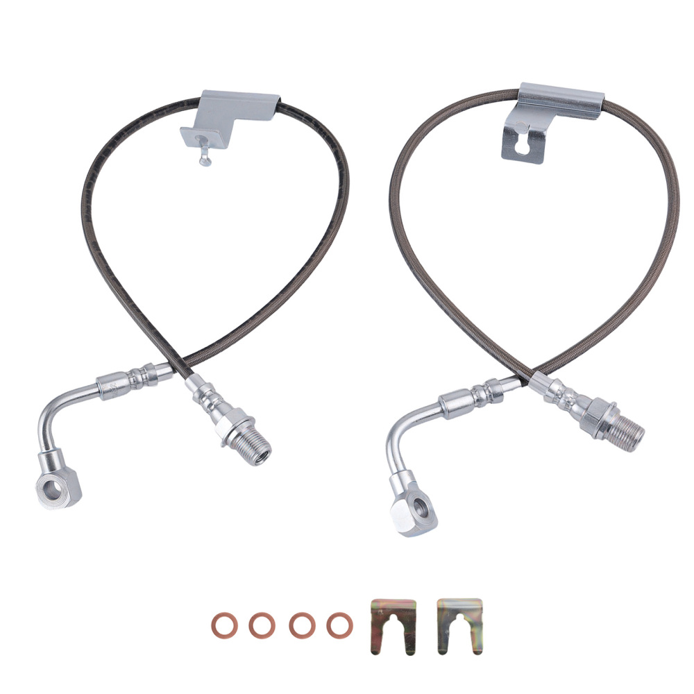 Extended Brake Lines Kit compatible for Chevy Blazer compatible for GMC Jimmy 4WD 1987-1991 4-6 Lift