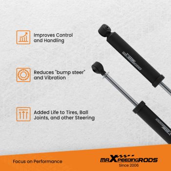 Steering Stabilizer compatible for Chevy Avalanche compatible for Silverado Suburban 1500 4WD 1999-2006