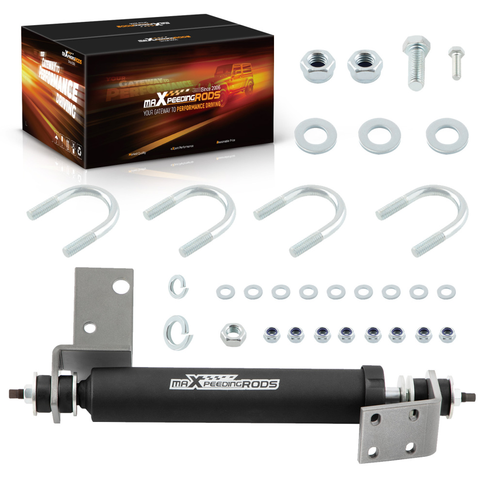 Single Steering Stabilizer compatible for Chevy Compatible for GMC Truck SUV 1988-2006