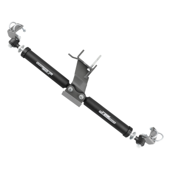 Front Dual Steering Stabilizer compatible for Jeep Wrangler JL/Compatible for Gladiator JT 4WD 18-23