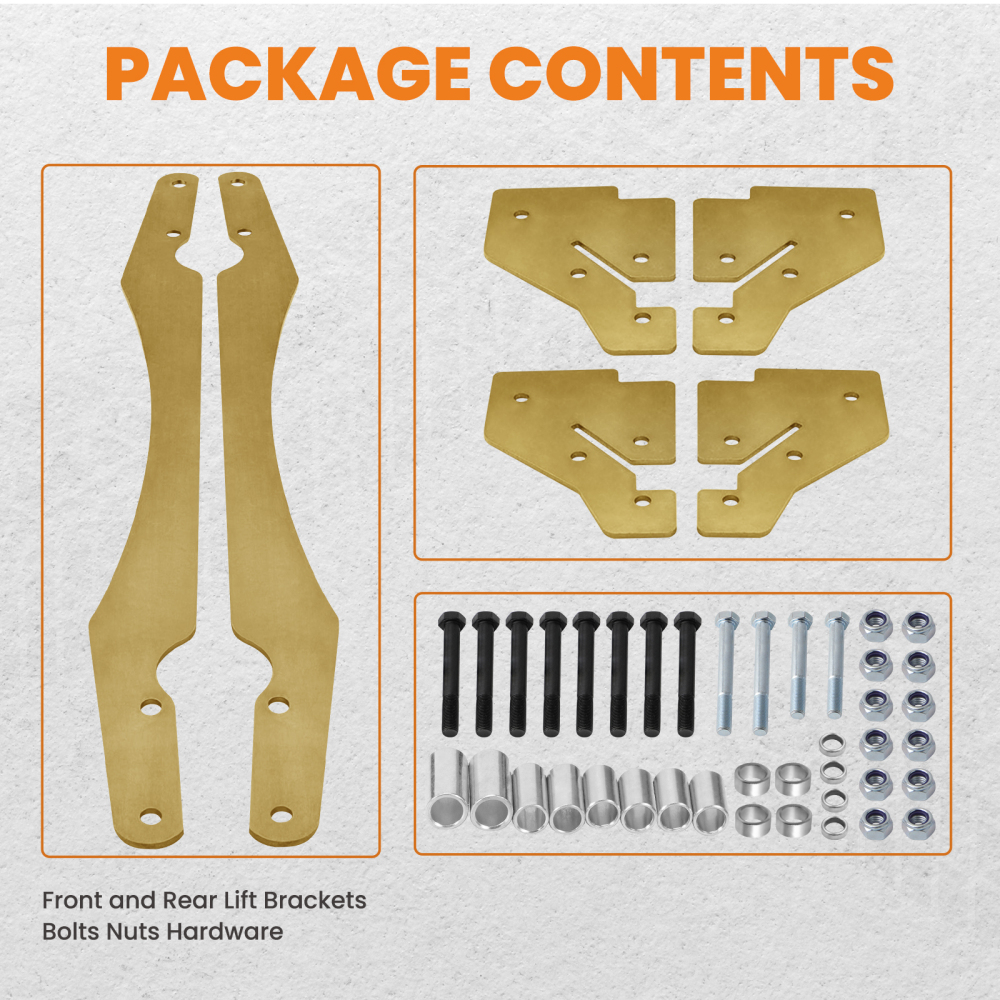 2.5 inch Lift Level kit compatible for Honda Pioneer 1000 1000-5 2016-2018