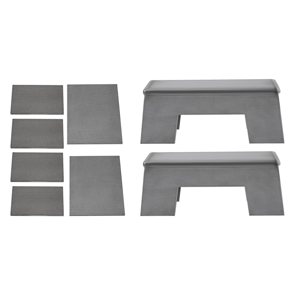 Underbed C Notch Kit compatible for Chevy C10/Compatible for GMC C15 1973-1987 C-notch
