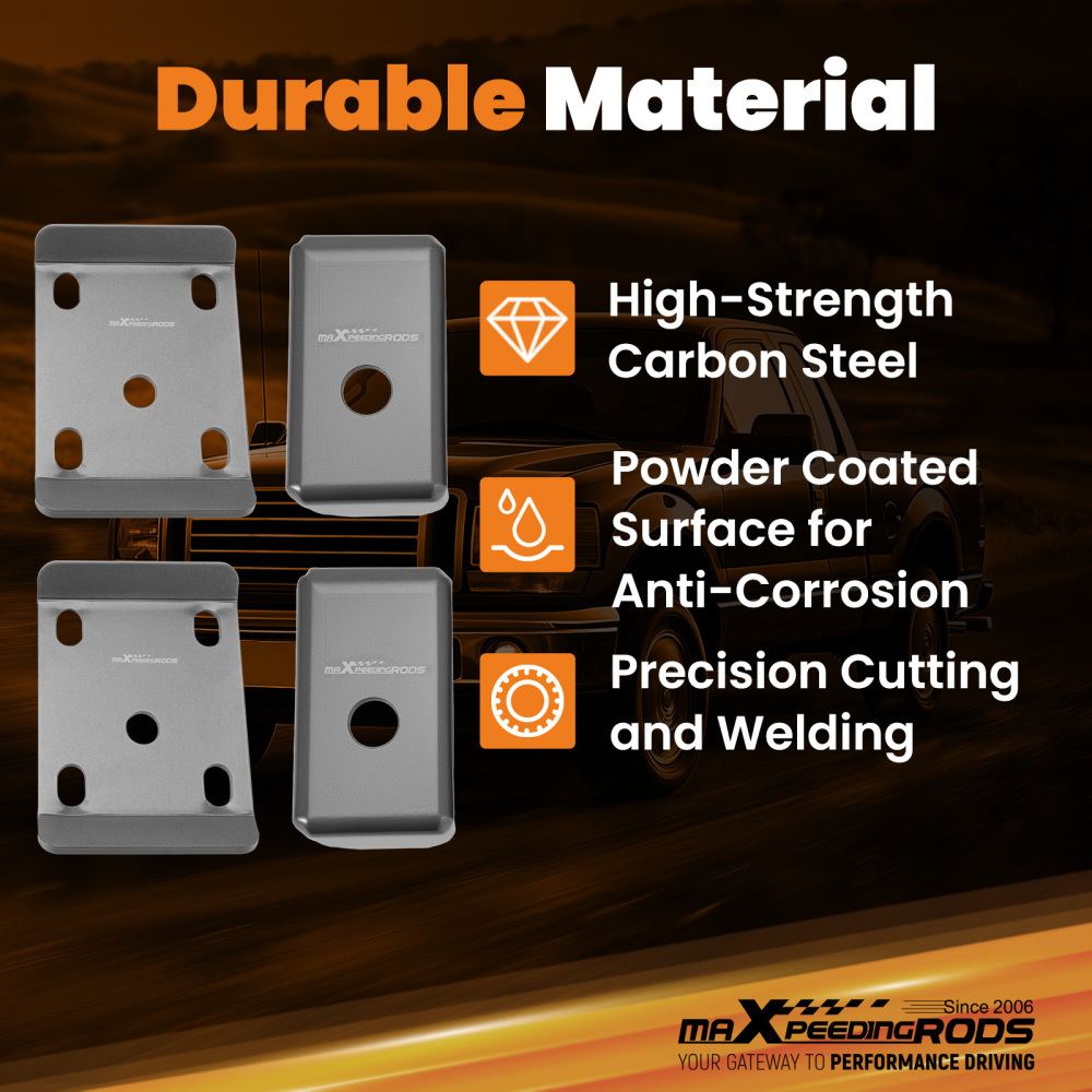 Rear Suspension 6 Inch Drop Kit compatible for Ford F150 1997-2004 Axle Flip Relocation Kit