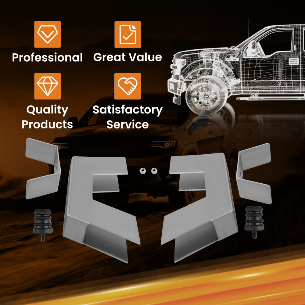 Underbed C Notch Kit compatible for Chevy/GMC Silverado Sierra C1500 Truck 1988-1998