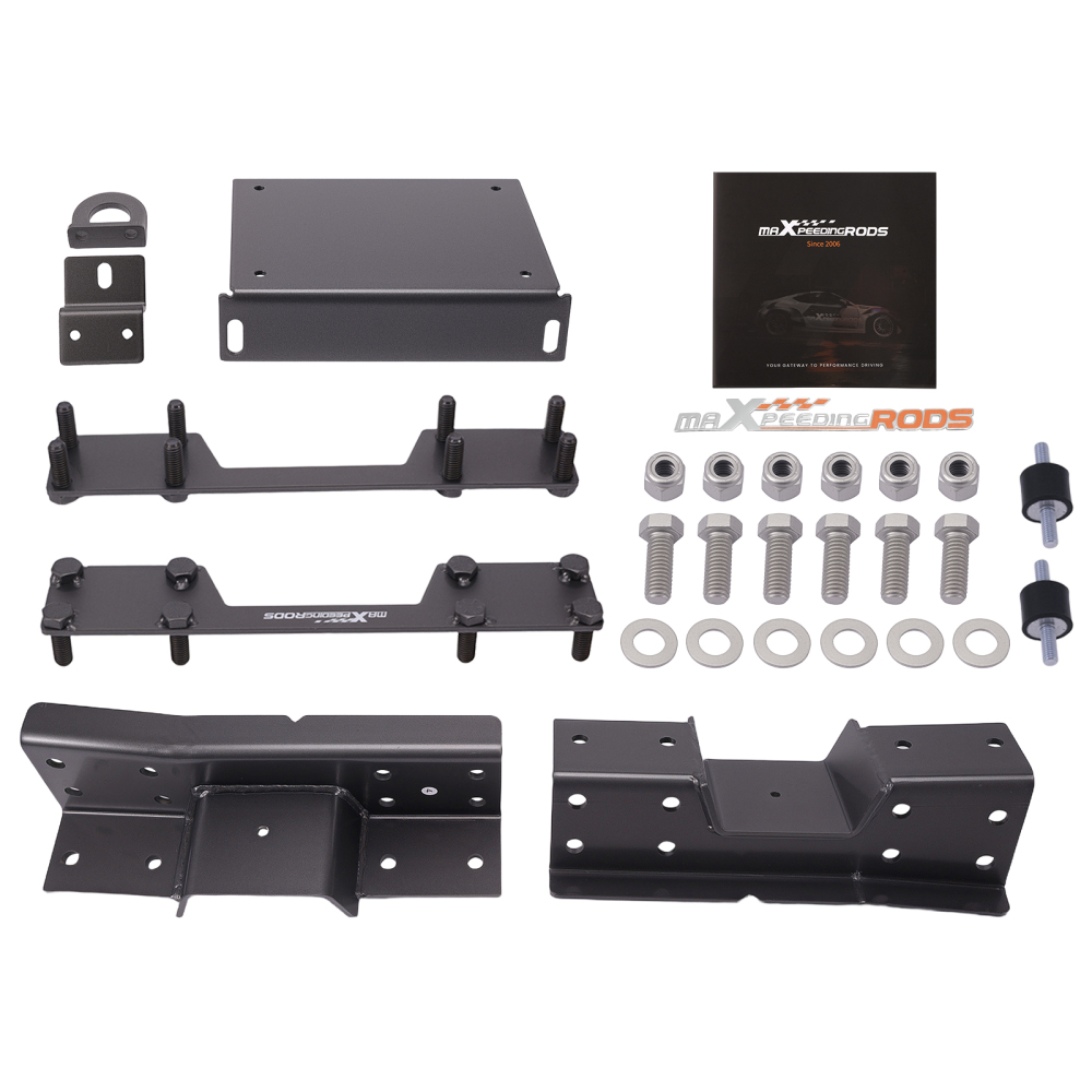 C-notch Frame Drop compatible for Dodge Ram 1500 02-08 Bolt-on Design Powder Coated Steel