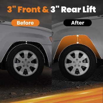 3 FrontRear Body Lift Kit compatible for Chevrolet Silverado 1500 2WD/4WD 2007-2013