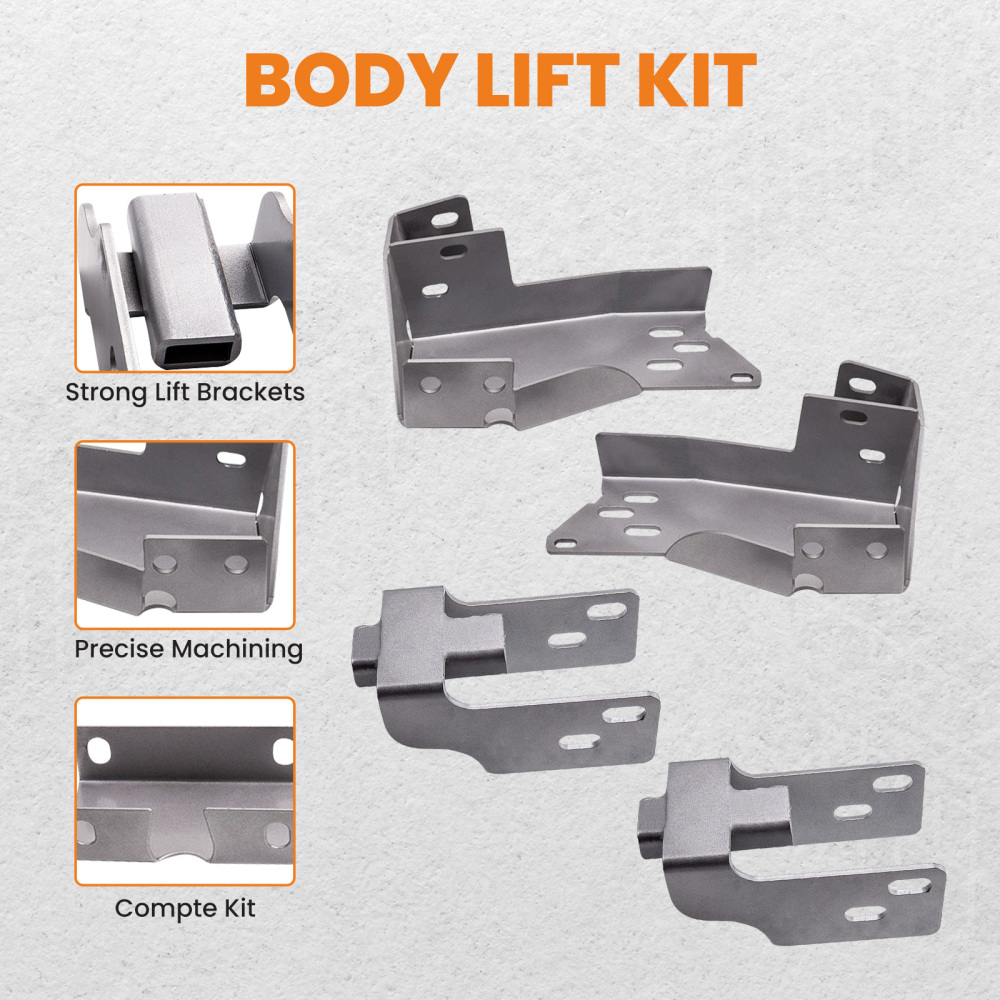 3 FrontRear Body Lift Kit compatible for Chevrolet Silverado 1500 2WD/4WD 2007-2013