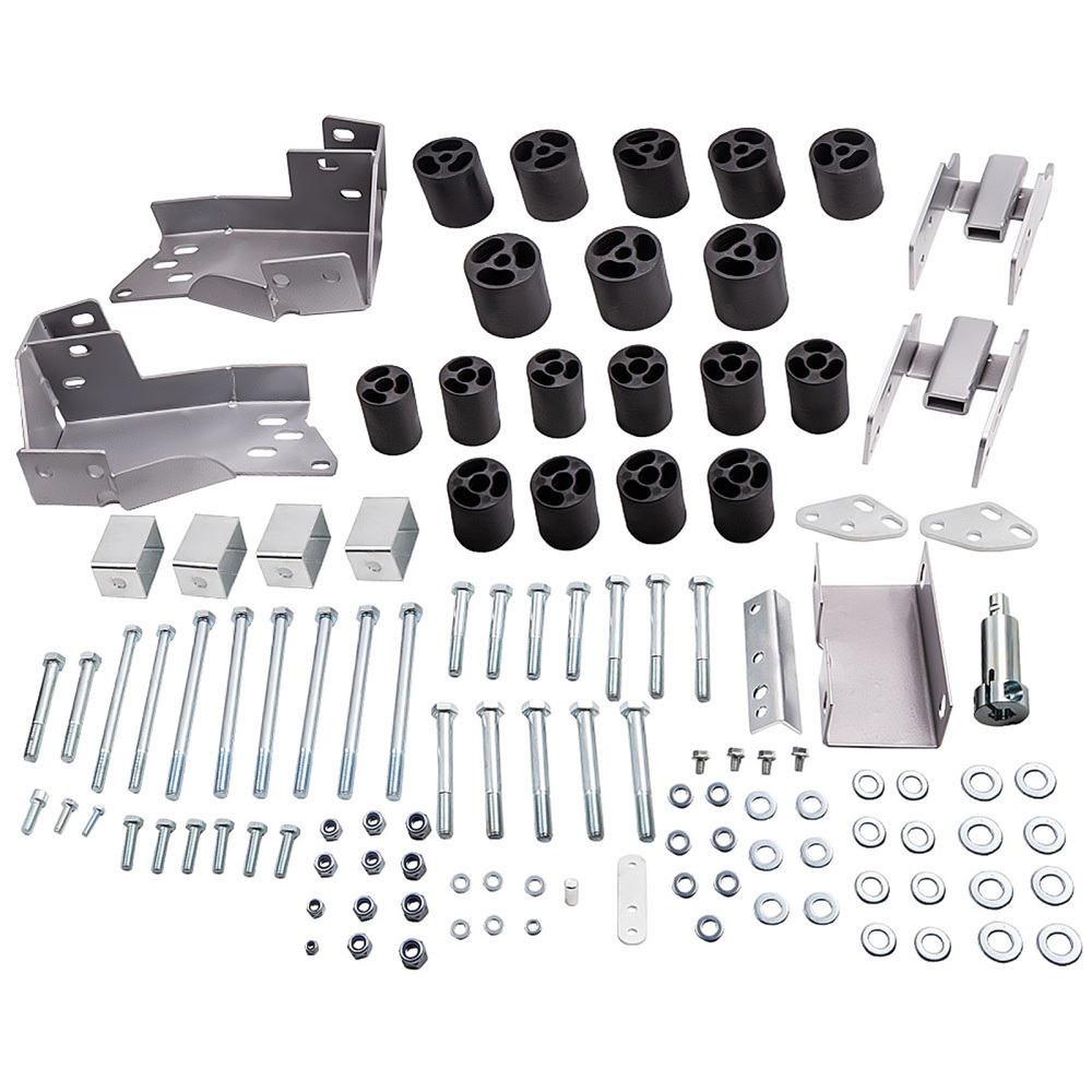 3 FrontRear Body Lift Kit compatible for Chevrolet Silverado 1500 2WD/4WD 2007-2013