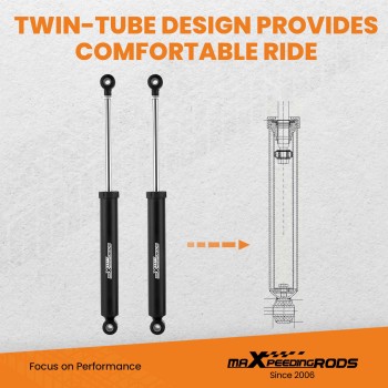 0-4 Rear Shock Absorbers Lift Kit compatible for GMC Sierra 1500 2WD 4WD 2007-2022