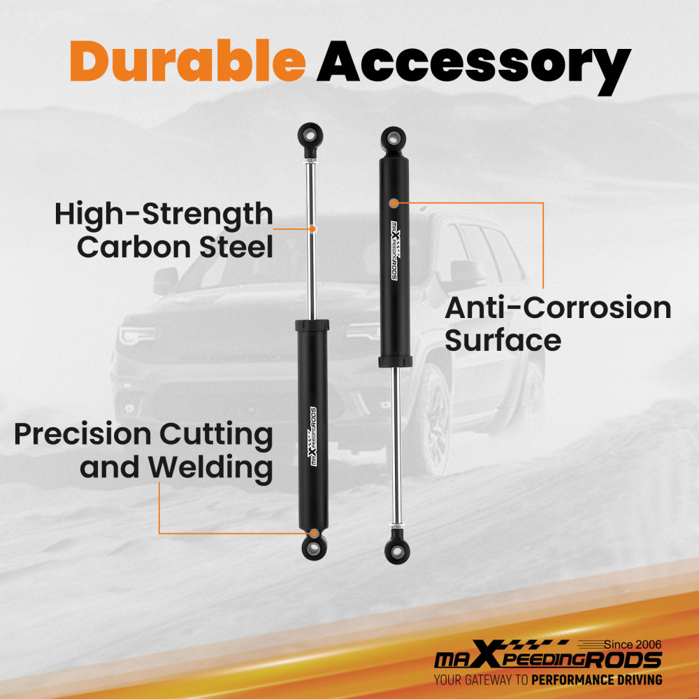 0-4 Rear Shock Absorbers Lift Kit compatible for GMC Sierra 1500 2WD 4WD 2007-2022