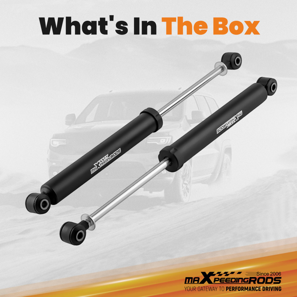 0-4 Rear Shock Absorbers Lift Kit compatible for GMC Sierra 1500 2WD 4WD 2007-2022