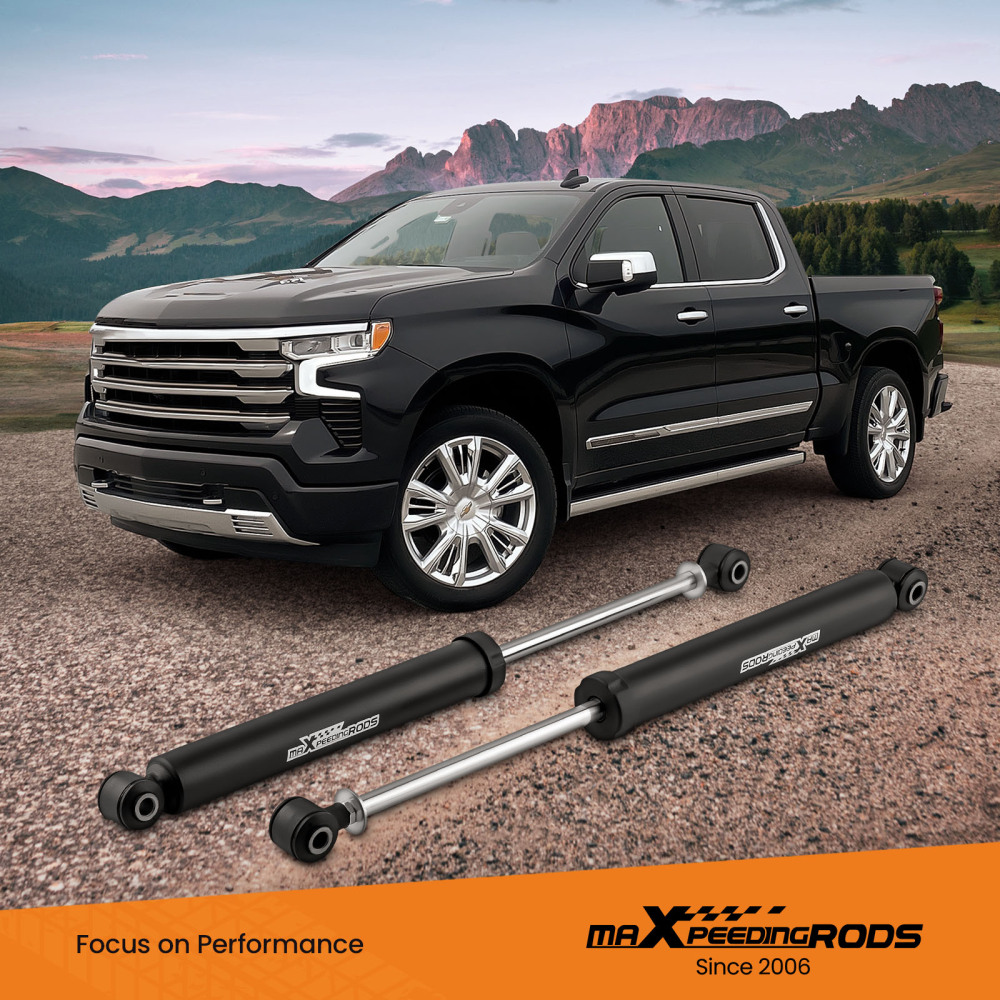 0-4 Rear Shock Absorbers Lift Kit compatible for GMC Sierra 1500 2WD 4WD 2007-2022