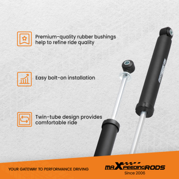 Rear Shock Absorbers ForChevy compatible for Silverado Sierra 1500 1999-06 Fit 0-2 Lift Kit