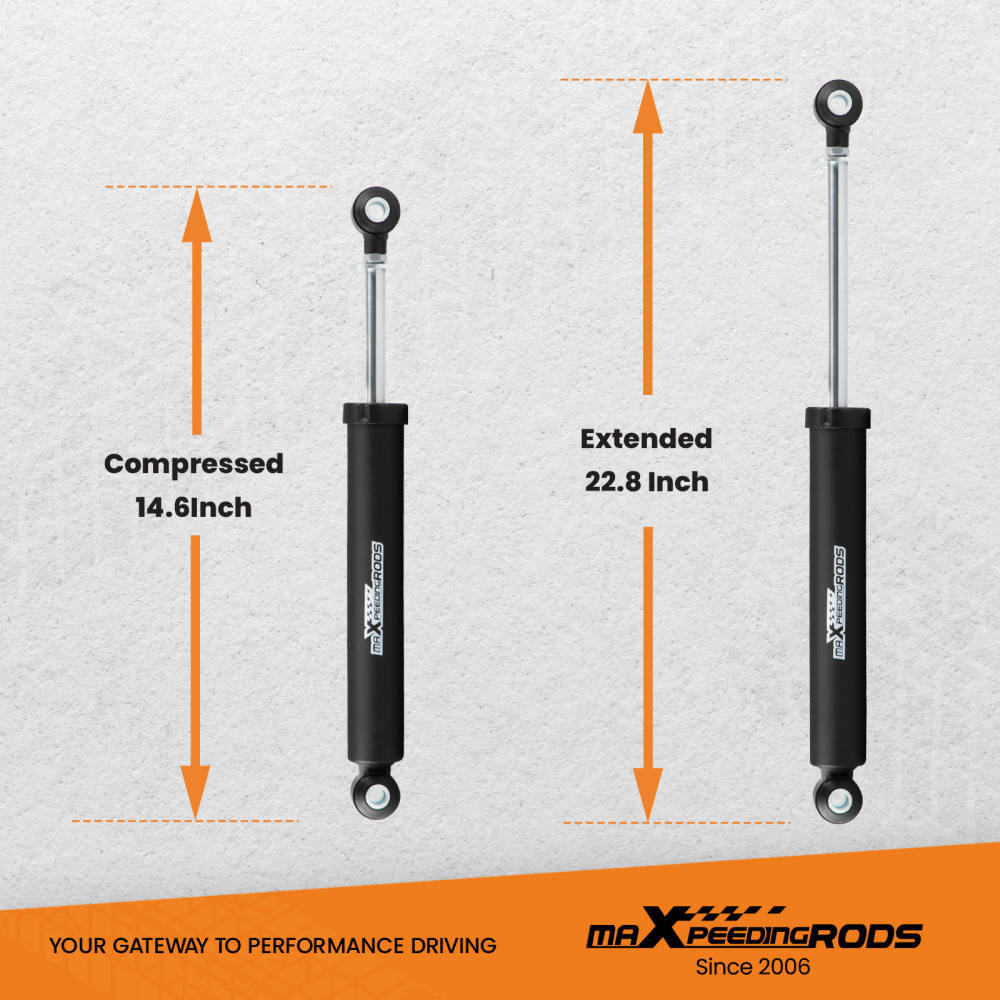 Rear Shock Absorbers ForChevy compatible for Silverado Sierra 1500 1999-06 Fit 0-2 Lift Kit