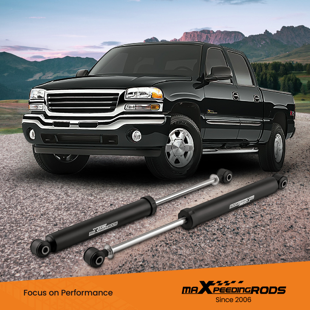 2.5-6 Rear Shock Absorbers compatible for Chevy Silverado GMC Sierra 1500 99-06