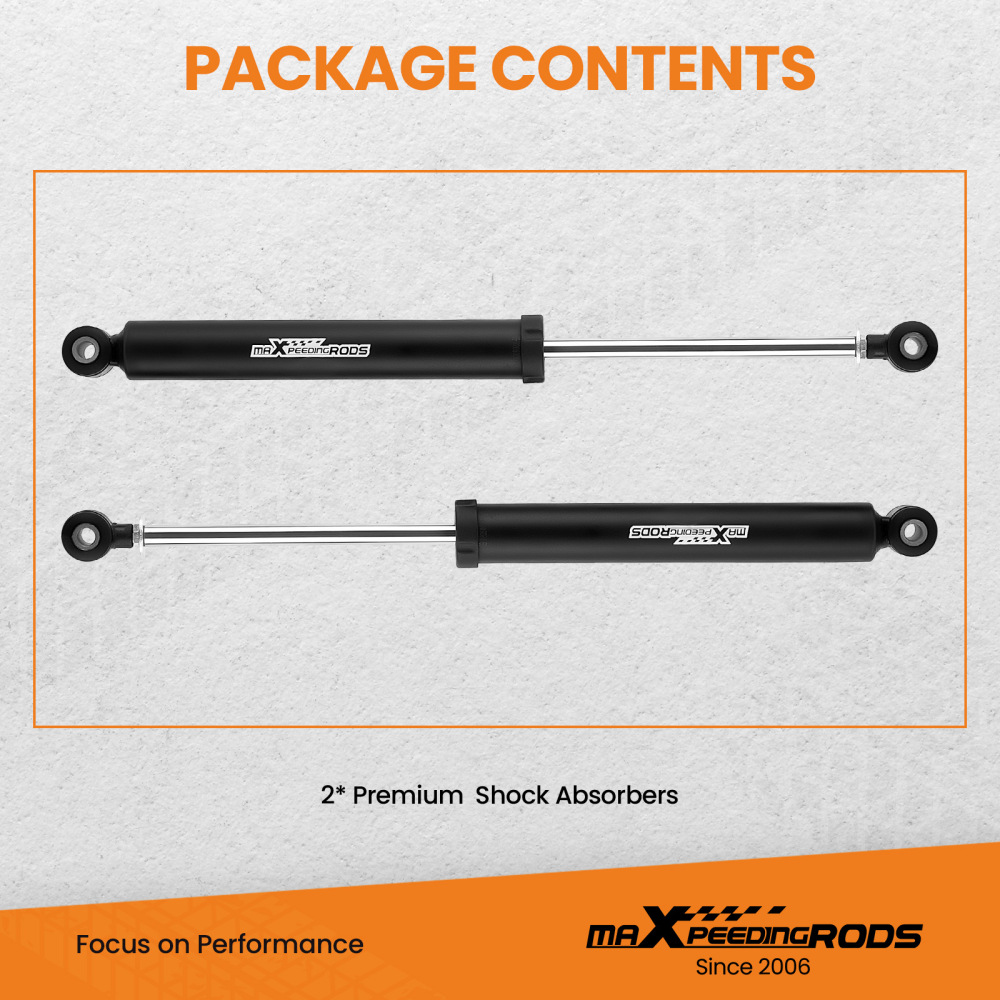 2.5-6 Rear Shock Absorbers compatible for Chevy Silverado GMC Sierra 1500 99-06