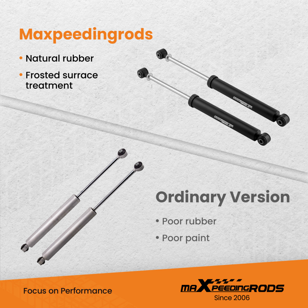 2.5-6 Rear Shock Absorbers compatible for Chevy Silverado GMC Sierra 1500 99-06