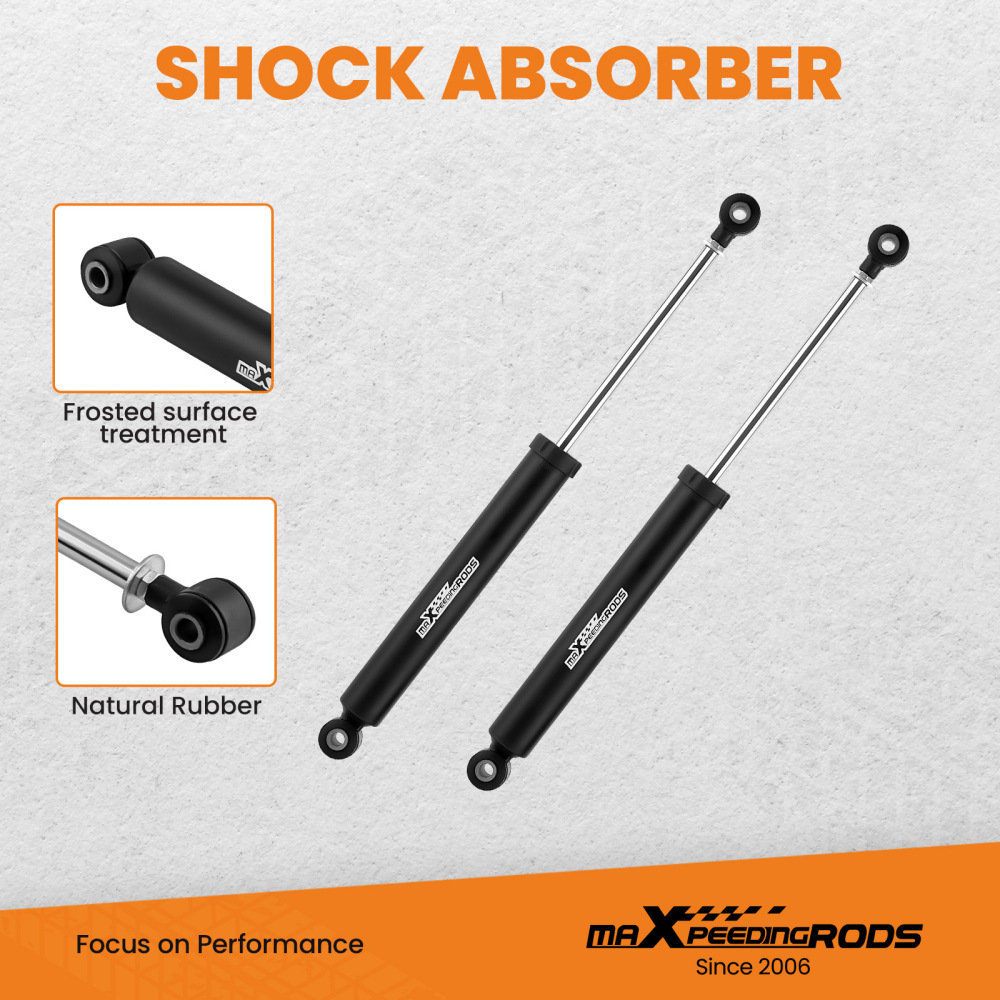 2.5-6 Rear Shock Absorbers compatible for Chevy Silverado GMC Sierra 1500 99-06