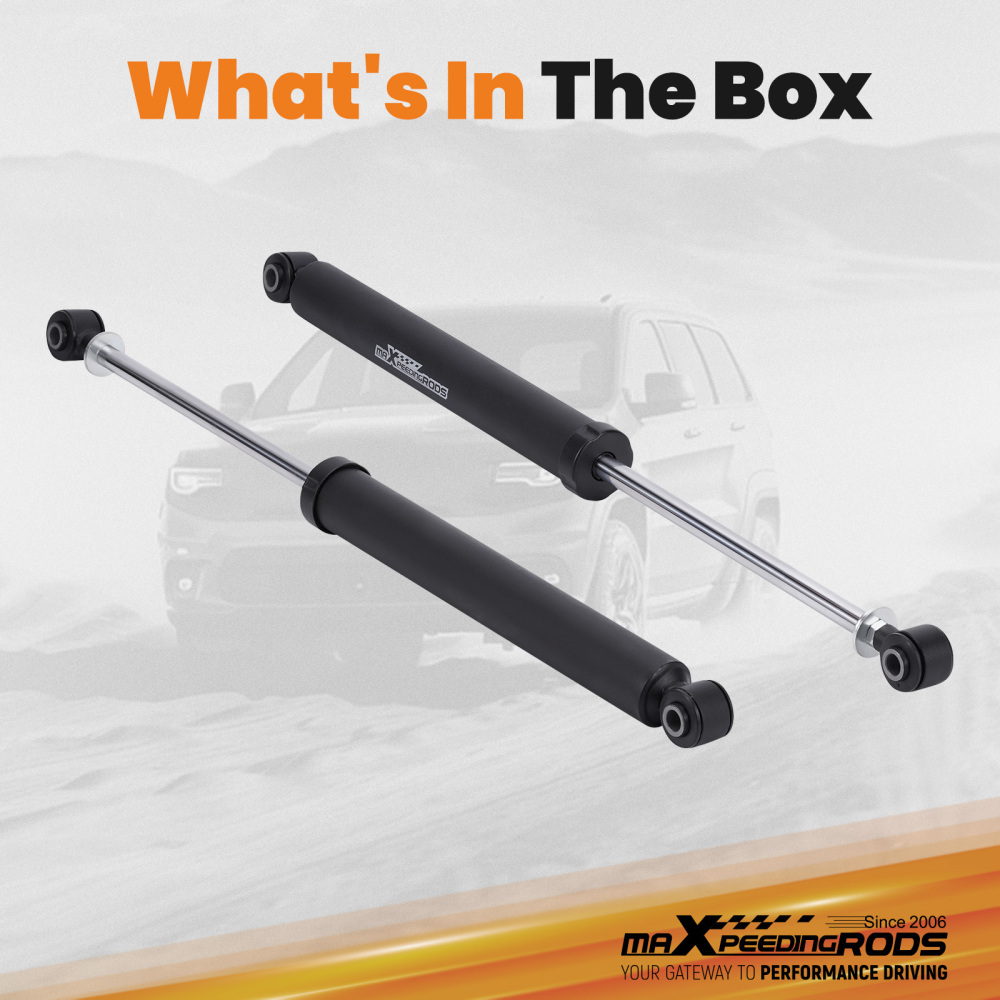 Rear Shock Absorbers compatible for GMC Sierra Chevy Silverado 1500 07-23 Fit 4.5-8 Lift